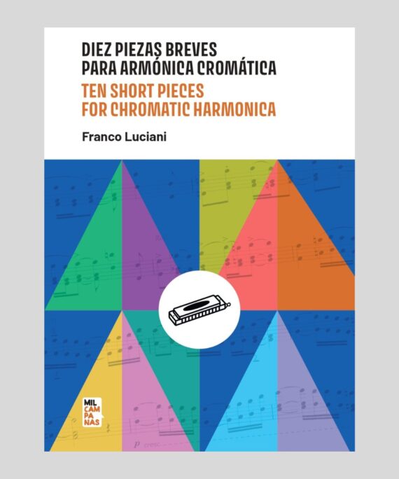 Diez piezas breves para armónica cromática (libro físico)